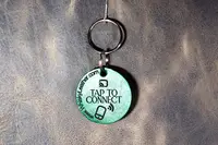 Smart Leather NFC Keychains - view 7